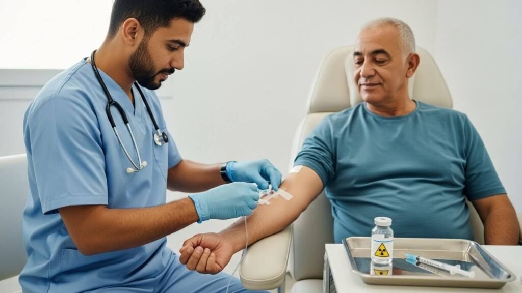 Injection du Traceur Radioactif