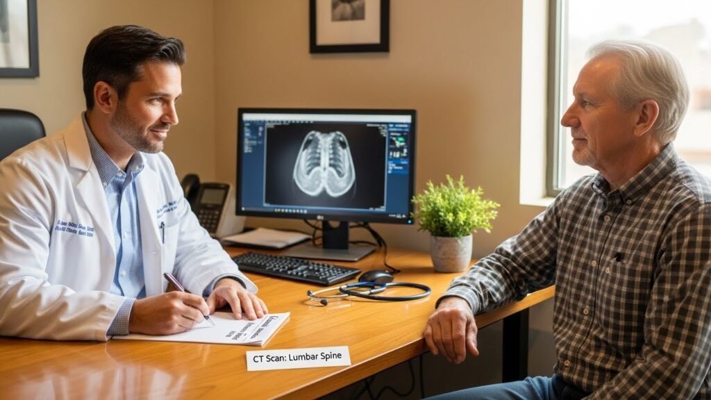 Médecin Prescrit un Scanner Dorsal