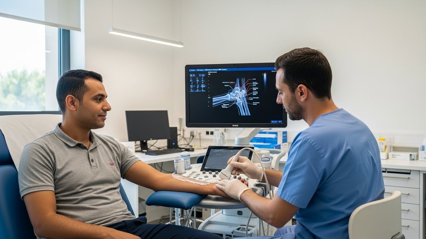 Échographie du Poignet : Guide Complet pour les Patients au Maroc