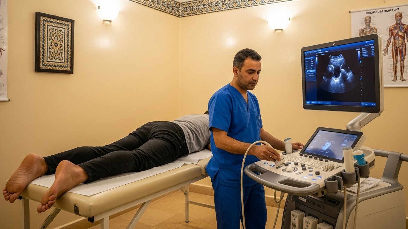 Échographie du tendon d&rsquo;Achille au Maroc : Prix, Déroulement et Tout Ce Qu&rsquo;il Faut Savoir
