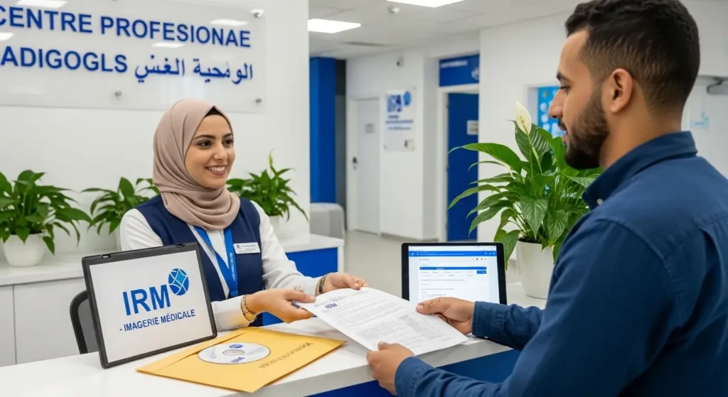 Remise de résultats IRM sur CD et rapport médical à Rabat - Service de radiologie moderne et efficace