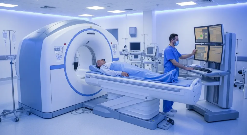 Scanner abdominal dans un CHU marocain pour diagnostic précis docclusion intestinale