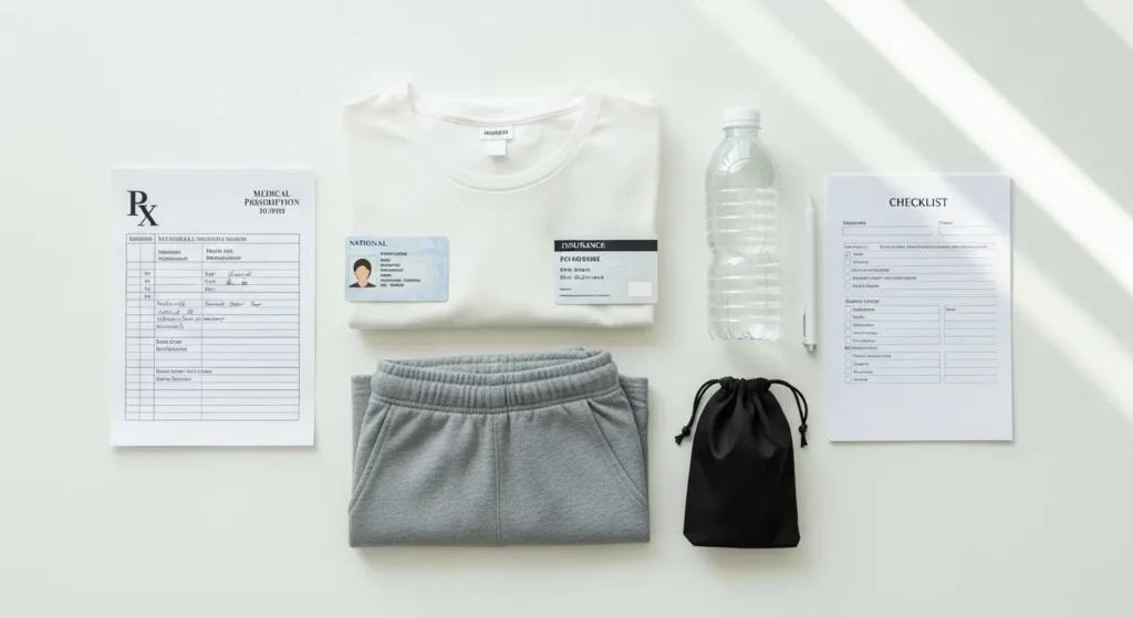 Vêtements et documents nécessaires pour la préparation d'une IRM